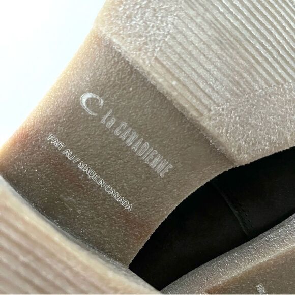 La Canadienne Zeb Suede Bootie in Dark Green Size 10 NWOB - Picture 13 of 13